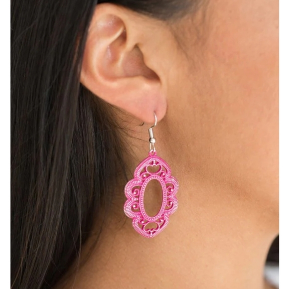Paparazzi Earrings- Mandala/Mantra - Picture 2 of 3
